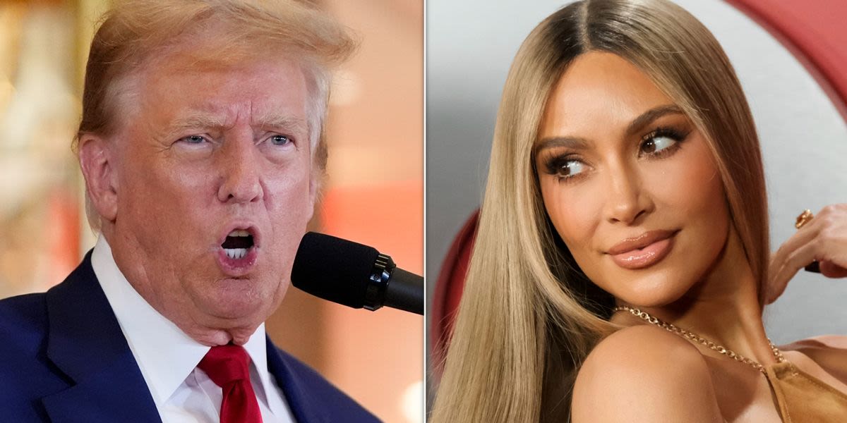 'She Only Did That To Be Cool In Hollywood': Trump Bitterly Snipes At Kim Kardashian