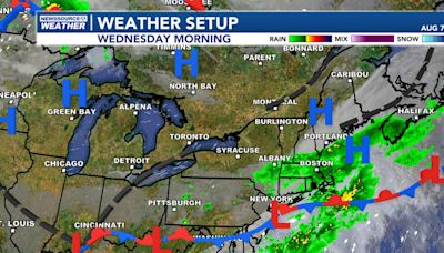 A Few Days of Sunshine Before the Remnants of Debby Arrive Late Week