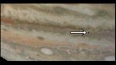 Jupiter's mysterious moon Amalthea spied crossing the Great Red Spot (photo)