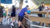 Chaos Erupts At Busch Gardens As A Violent Brawl Breaks Out In Line