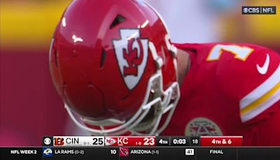 Harrison Butker's game-winning field goal vs. Bengals comes from 51 yards out