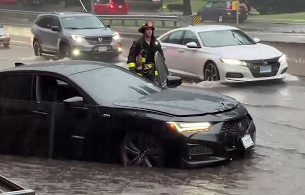 Drenching rain triggers flooding, prompts rescues in New York City, parts of the Tri-State