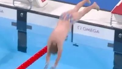 “La nueva estrella de la natación”: la historia detrás del “atleta misterioso” que se lanzó a la pileta y causó sensación en los Juegos Olímpicos
