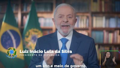 Lula faz balanço e cita governo Bolsonaro em pronunciamento de rádio e TV: 'Brasil era um país em ruínas'