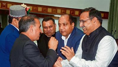 Three newly elected Himachal MLAs take oath