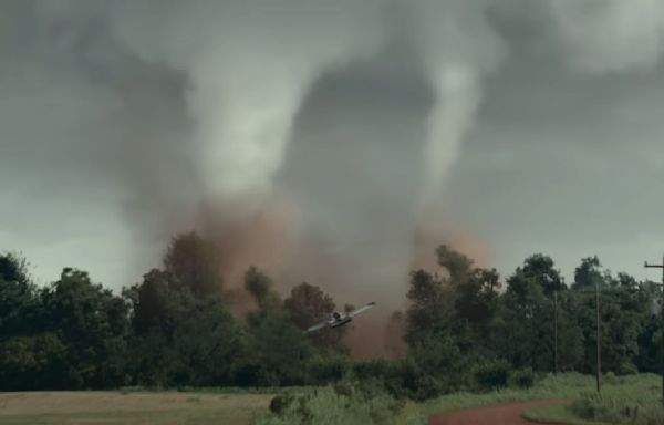 ...That Time A Real Oklahoma Storm Totally Destroyed The Twisters Set Right As The Movie Was Going To Fake...