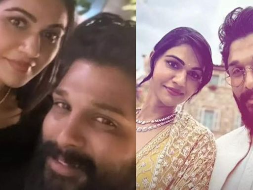 'Pushpa' actor Allu Arjun celebrates wife Sneha Reddy’s birthday, pens a heartfelt wish | Telugu Movie News - Times of India