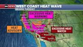 Dangerous heat wave headed toward California, Arizona, Las Vegas