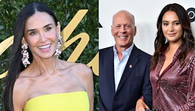 Demi Moore and Emma Heming come together to celebrate Bruce Willis with heartwarming family photos