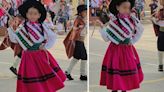 Niña venezolana se luce bailando música peruana y sorprende: “Se sabe el himno nacional”