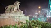 La plaza Marquês de Pombal se viste de verde y blanco