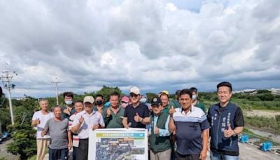 會勘河川及排水 劉建國盼早日改善居民生活品質