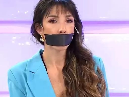 Daniela Vera, la ex de Roberto Castillo, se presentó en televisión con una cinta en la boca: el motivo