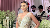 Lisa Ray Created Magic On The Ramp In A Stunning Rahul Mishra Saree Gown At ICW 2024