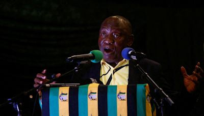 South Africa's Ramaphosa steers ANC into potentially pivotal election