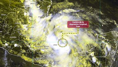 Se forma Depresión Tropical 3 frente a costas de Veracruz