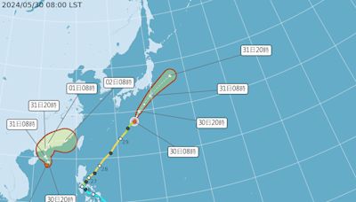 今年第2號颱風「馬力斯」最快明生成 最新路徑圖出爐！