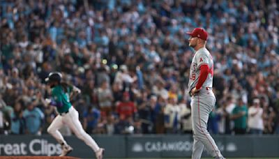 Reid Detmers and Angels can't hold back Mariners in blowout loss