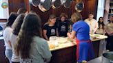 Local high school students cook with First Lady of Ohio