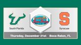 USF Bulls faces Syracuse in Boca Raton Bowl on Dec. 21 at 8 p.m.