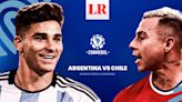 ¿A qué hora ver Argentina vs. Chile HOY EN VIVO por las Eliminatorias al Mundial 2026?