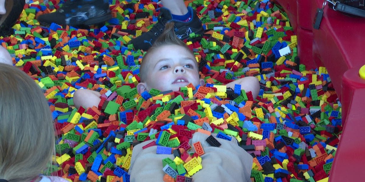 Play with LEGOs at the Century Center this weekend!