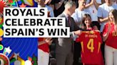 Watch: King Felipe VI celebrates Spain win with national team