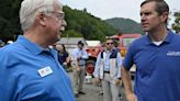 Beshear gets a warm embrace in flood-stricken parts of Kentucky where he and Trump are both popular