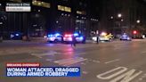 Woman, 66, dragged onto street as Chicago police investigate rash of armed robberies downtown