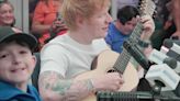 Ed Sheeran visits Boston Children's Hospital, performs for patients