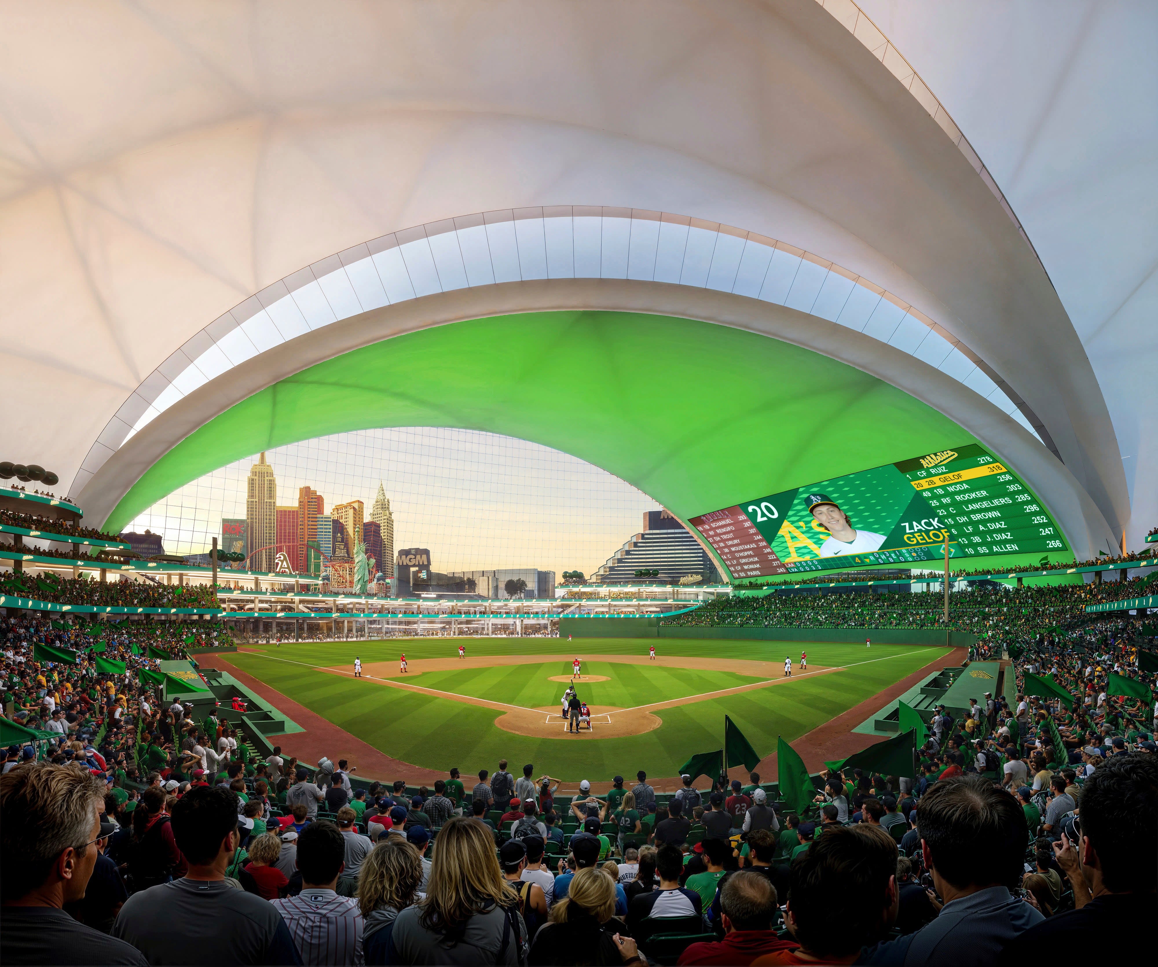 A's hire investment firm to secure additional $500M for Vegas stadium: report