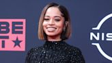 Ella Mai Glimmers in Beaded Fringe Mini Jumpsuit & Strappy Sandals on BET Awards 2022 Red Carpet