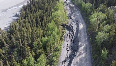 McCarthy Road closed near Chitina after partial collapse