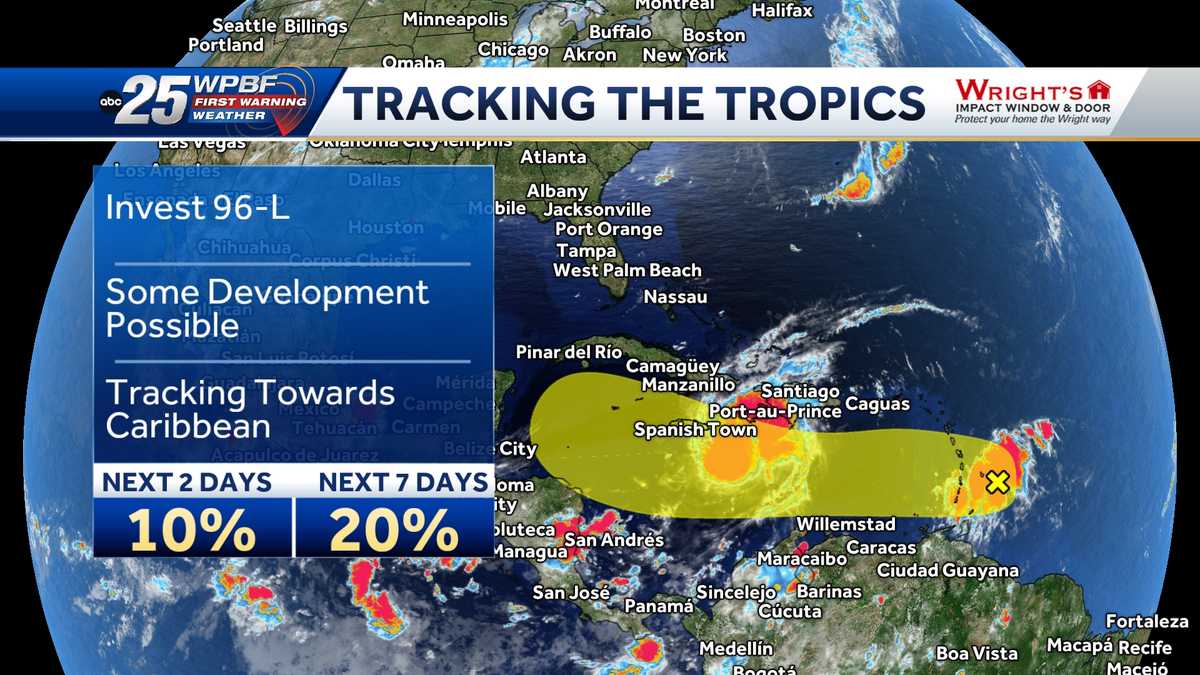 Tracking Invest 96-L: Maps and computer models