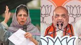 Mehbooba Mufti urges Amit Shah to form panel of representatives from both sides of LoC