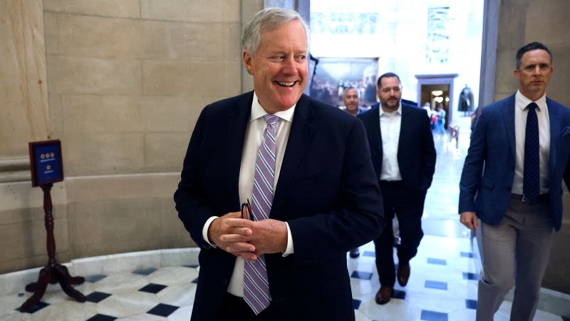 Mark Meadows goes to court to get his Trump White House records | CNN Politics