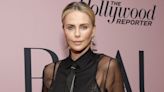 Charlize Theron Puts a Sexy Spin on Black Tie in Sheer Tie Top - See Her Look!