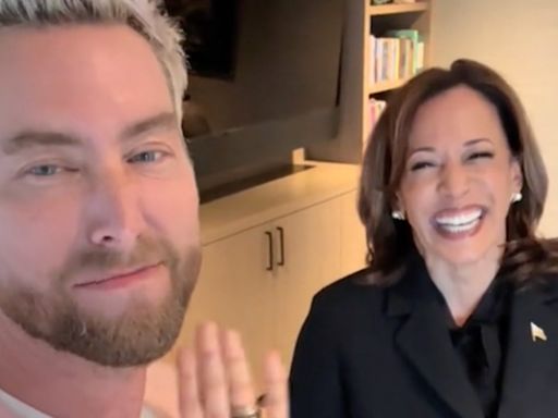 Kamala Harris joins TikTok and mocks Trump with ‘Bye Bye Bye’ video with Lance Bass