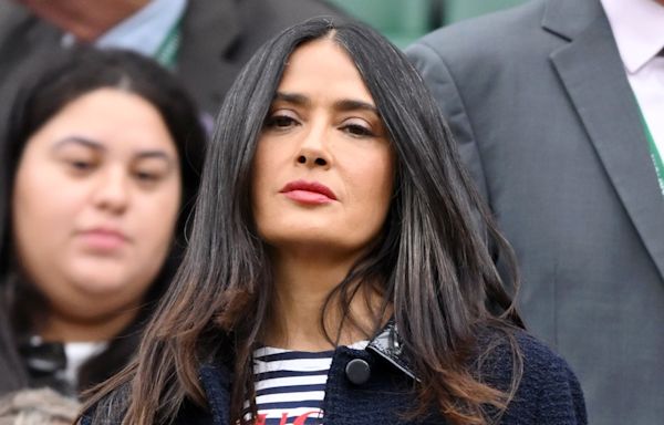 Salma Hayek Reminds Us That Embracing Your Grays Couldn’t Be Chicer