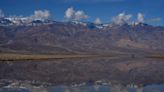 Torrential rains in California make way for rare temporary lake in Death Valley National Park