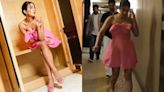 Sara Ali Khan Redefines Barbie Vibes, Forgets Wearing Heels In Goofy BTS