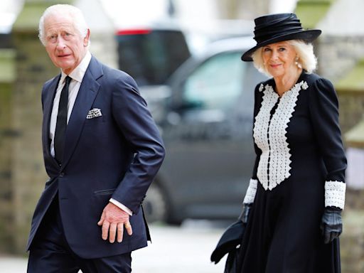 King Charles, Queen Camilla Attend Memorial Service Amid Cancer Battle