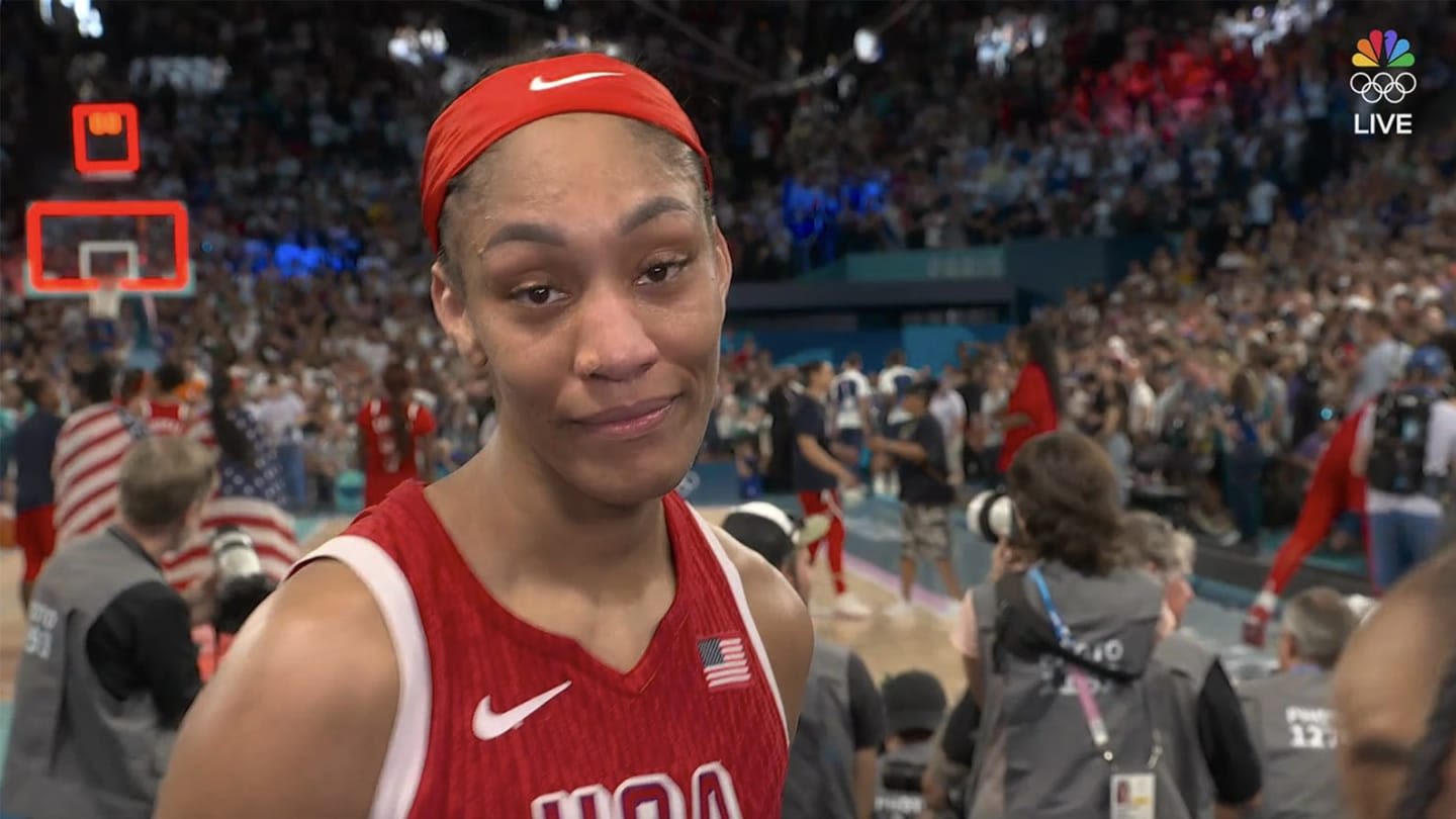 A'ja Wilson Surprised NBC Broadcast With Her Two Words to Describe Kahleah Copper