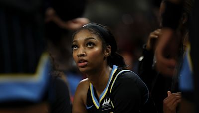 Angel Reese ties WNBA single-season double-double record, but Chicago Sky lose to Las Vegas Aces 95-83