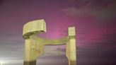 La impresionante estampa de una aurora boreal vista en Gijón: "Fue impactante"