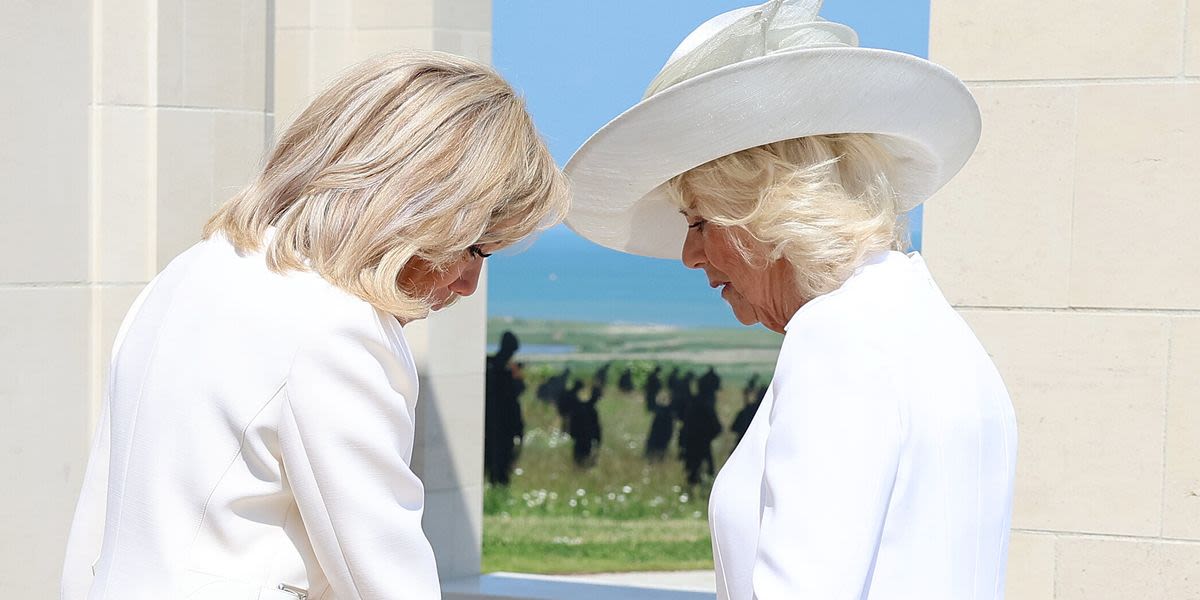 Queen Camilla And Brigitte Macron's Hand-Hold Weirdness Has Observers Up In Arms