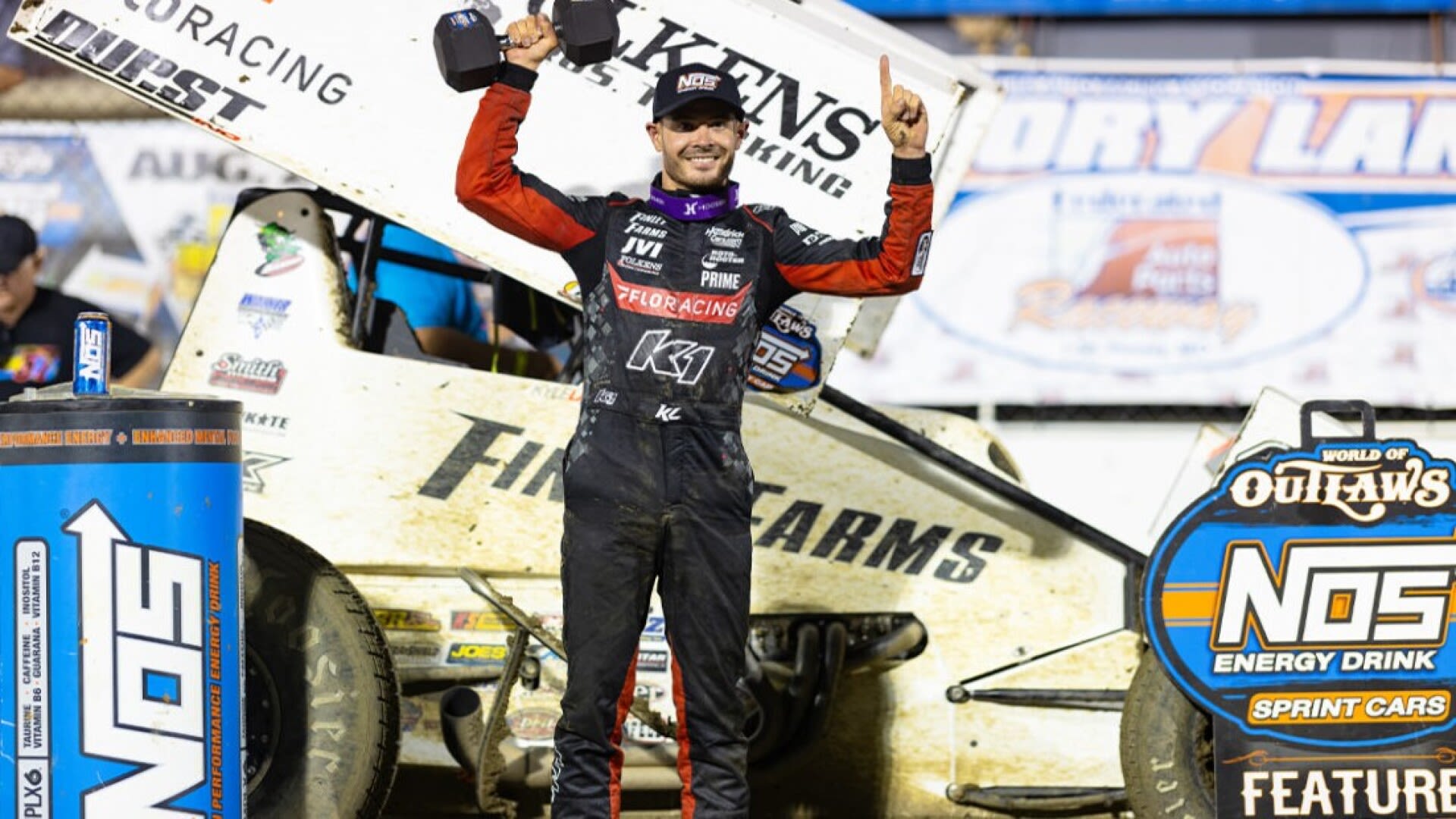 Weekend sweep gives Kyle Larson third World of Outlaws Ironman 55 victory