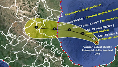 Trayectoria del ciclón que se convertiría en la tormenta tropical Alberto: ¿a dónde se dirige y qué estados y ciudades de México y EE.UU. amenaza?