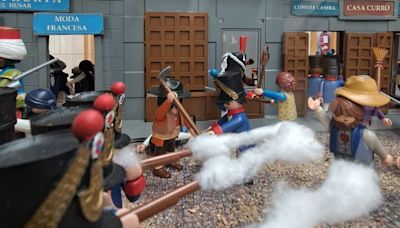 Más de 300 figuras de Playmobil recrean el levantamiento del 2 de mayo en Madrid