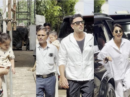 Ranbir Kapoor-Alia Bhatt Spotted With Raha At Their Under-construction House, Neetu Kapoor Also Joins; Pics - News18